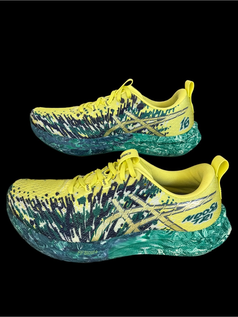 ASICS NOOSA TRI 16 Citron Jasper Green Men’s size 11 - Picture 6 of 13